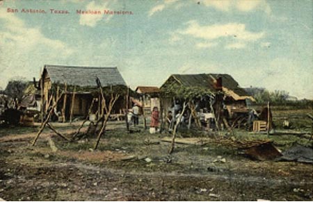 postcard with caption, "A Mexican Mansion"