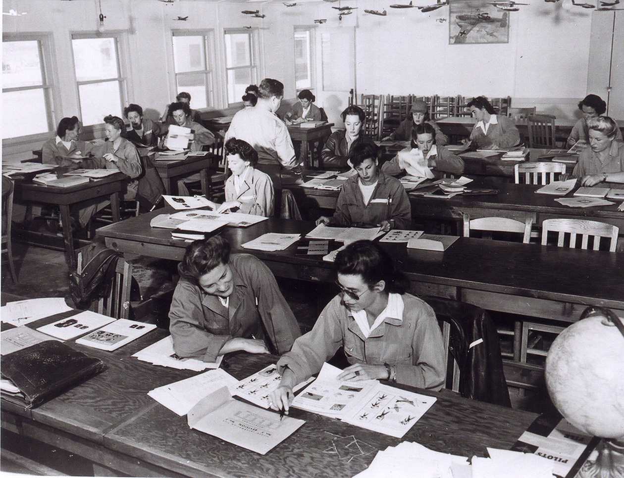 Ground training classroom. Avenger Field, Sweetwater, Texas
