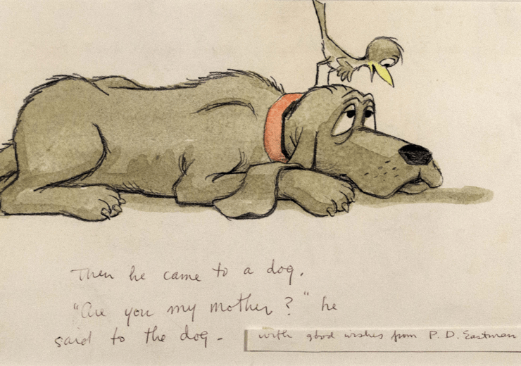 illustration from Are You My Mother? by artist P.D. Eastman