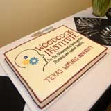 Dedication ceremony cake